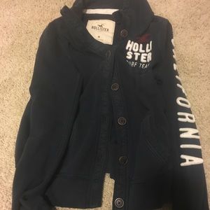 Hollister size medium button up sweater